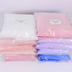 Bulk Private Label 2 in 1 Acrylic Dipping Powder Nude Pink White Clear Acrylic Powder for Nails Fast Dry Good Consistency