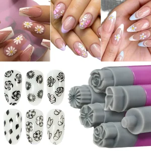 Butterfly Flower Nail Art Stamp Pen Set DIY Manicure Stamping Tool Direct From Manufacturer