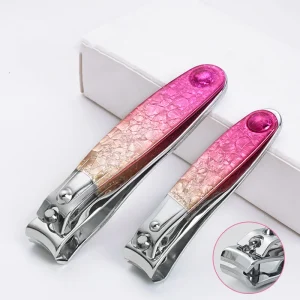 C178 SAFENG 2pcs set Nail Clippers Set Ultra Sharp Stainless Steel Fingernail Toenail Clipper Cutters for Manicure Pedicure