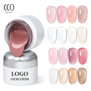 CCO Private Label Gel Polish Nail Products Salon Cosmetics Uv Jelly Gel Nail Polish