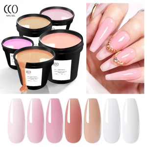 CCO Private Label Quick Extension Gel Builder Nail Polish OEM ODM Hema Free Low MOQ 15ml UV Gel For Salon Beauty