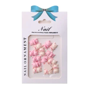 Cartoon Cute Flatback Plastic Animal Candy Nail Art Decoration Bulk 3D Nail Charm