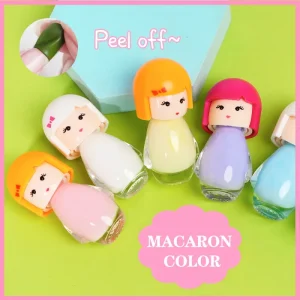 Cartoon Nail Polish Bake Free Quick Drying Water Based Peel Off Nude Series Cross Border Exclusive New Nail Polish