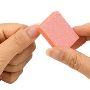 Case of 1500pcs Disposable Nail Salon Supplies Double Side 100 180 2 Way Sponge Nail File Buffer Made of EVA Material