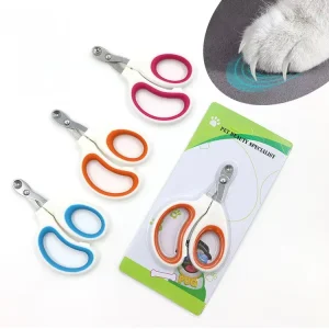 Cat Nail Clipper Dog Nail Trimmers Nail Repair Multiple Colors Pet Claw Scissors for Cats Dogs Rabbits & Small Animals