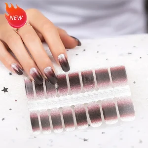 China Gel Nail Stickers Supplier OEM Private Label Colors Nails Polish Products Gel Nail