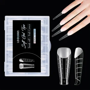 China Manufacturers Simple Transparent Duals False Nails Tips Glue Fingernails Acrylic False Nails Press on Nails Forms