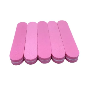 Christmas Double Sided EVA Nail File and Buffer with Straight Pattern Private Label Professional for Promotion