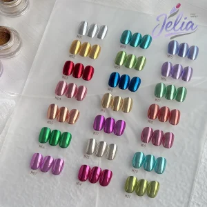 Chrome Mirror Pigment Powder Nail Ink And Mica Inorganic Aurora Pigments Synthetic Iron Oxide for Nails