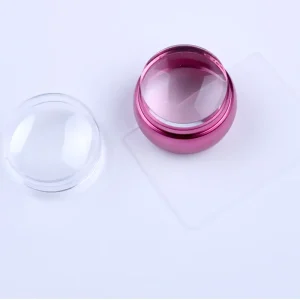 Clear Nail Art Stamper with Silicone Jelly Print Transfer Tool