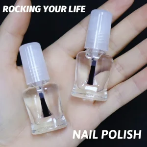 Clear Nail Polish for Nail Stickers Manicure Tool Transparent Nail Polish for Women Girls