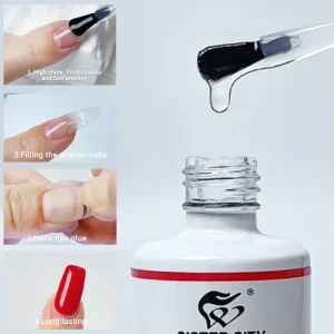 Clear Rubber Base Coat 15ml Rubber for Nails Salon