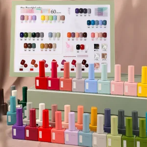 Cnynail 60 Color 15ml Candy Color OEM Gel Polish Private Label Soak Off Gel Nail Polish UV Led Lamp Gel Polish