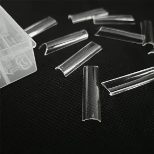 Coffin Square Shape XL XXL XXXL in Stock 420PCS Box High Quality Half Cover Type Clear Gel Nail Tips