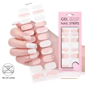 Colorful Fashionable for No-bake 3D 100% Pure Polish Gel Nail Stickers Easter Apply Used UV Lamp Girl