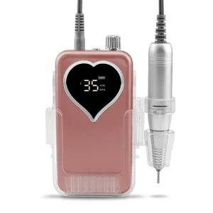 Colorful Nail Drill Rechargeable Desktop Portable Nail Drill Machine Cuticle Nails Drill Bits
