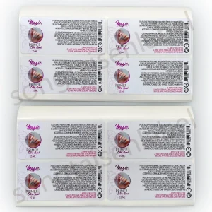 Colorful Pearl Paper Manicure Labels Sticker Purple Foil Stamping Nails Printing Sticker