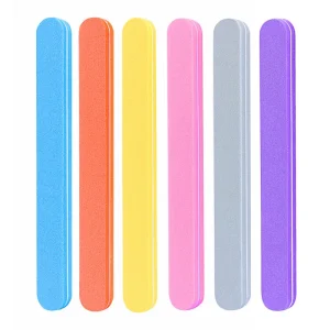 Comfortable Double Sided Nail File Professional 100 180 Grit Nail Buffer for Shaping Acrylic Nails and Nail Tips