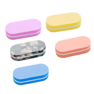 Compact Double Sided Portable Reusable Personalized Premium Custom Mini Nail File Nail Buffer Block