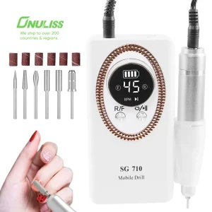 Cordless Nail Drill Usb Rechargeable Nail Drill Portable Private Label 45000Rpm Professional Nail Drill Machine
