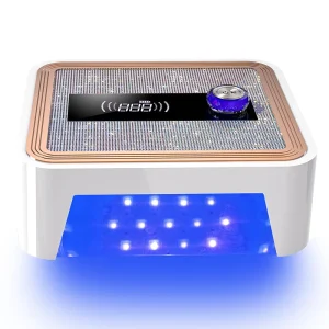 Cordless Nail Lamp UV LED Light Fast Nail Dryer With Sparkling Rhinestones And 0 120S Timer For Salon And Home