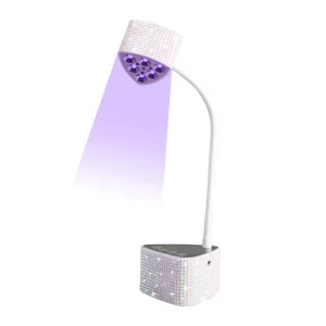 Cordless Professional Nail Lamp Mini Desktop 18w with Infrared Sensor & Aluminium Alloy for Salon & Home Manicures