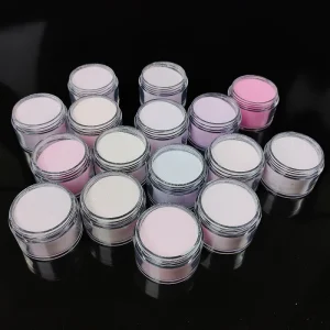 Cover Pink Acrylic Nail Powder Polymer 1oz Jar 3 in 1 System Clear Acrylic Powder for Nails Carving