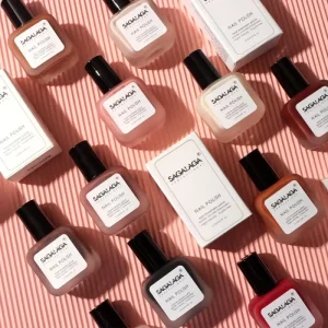 Create Own Brand Water Permeable Halal Nail Polish Peel Off Breathable Nail Polish for Muslin Lady Beauty