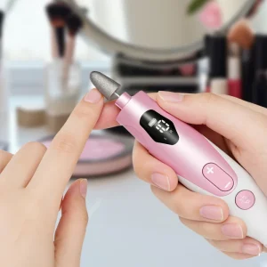 Creative Wireless Pen Nail Driller With Charging Base For Home Salon With 10 Replacement Heads Cordless Nail Drill