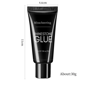 Cross border Nail Art Strong Wash free Non flowing Adhesive Glue for Rhinestone Accessories