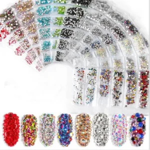 Crystal Diamond Gem Rhinestone Nail Art Decorations Nail Art Gem