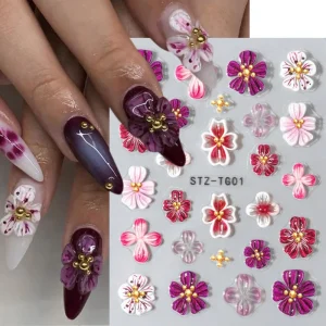 Custom 3D Metal Sticker Sheets Luxurious Bling Bling Free Samples and Free Shipping