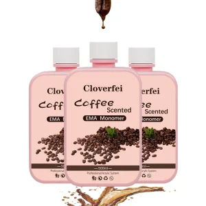 Custom 500ml Coffee Scented Liquid Nails EMA Monomer Private Label Monomer Acrylic Nail Liquid EMA Monomer Odorless