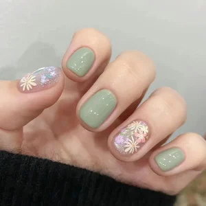 Custom Artificial Fake False Nails High Quality Short Almond Square Private Label Soft Gels French Tip Press on Nails