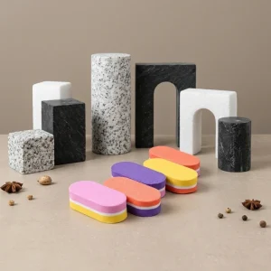 Custom Color Design Personalized Double Sided Emery Sponge Nail File 180grit Mini Rectangle Manicure Buffer for Salon & Gifts