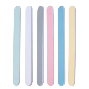 Custom Color Logo Sponge Durable Portable Double Sided Nail Buffer Block Set Personalized Nail Files