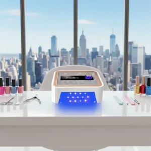 Custom Design Automatic Nail Lamp Salon Home Use Professional Cordless Rechargeable Fast Curing High Power Nail Gel Polish