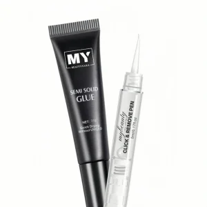 Custom False Tips Glue Air Dry Jelly Nail Glue and Press on Nail Remover Nail Debonder