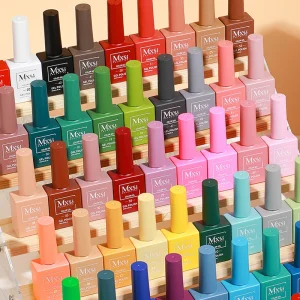 Custom Logo 15ml Nail Paint Professional 60 Color Gel Polish Kit Private Label UV Gel Varnish Vernis Permanent Nail Supplies Set