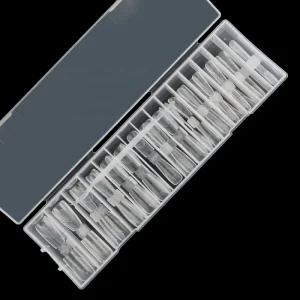 Custom Logo 2 In1 Double Shape Quick Building Extension 150pcs Dual Form Nail Tips Mold For Salon