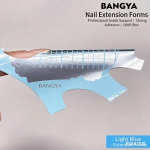 Custom Logo Aluminum Foil Nail Form Private Label Nail Extension Forms Manufacturer for Acrylic Builder Gel