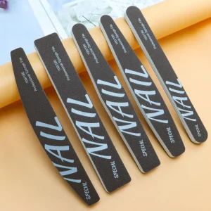 Custom Logo Brown Color Wear Resistant Double Sided Washable Polishing Sponge Buffer Strip