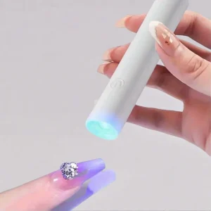 Custom Logo Cordless 3W LED Light Nail Dryer Fast Curing Rechargeable Mini UV Nail Lamp with USB Plug for Nail Art for Salons