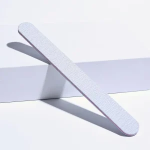 Custom Logo Double Side Nail File 80 100 Grit Sandpaper Plastic Nail File for Professional Use