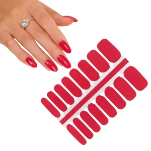 Custom Logo Nail Wraps Sticker Nail Art Sticker Real Nail Polish Strips