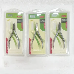 Custom Logo Professional Stainless Steel Cuticle Nippers Double Spring Nail Plier Cuticle Nipper