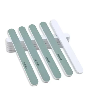 Custom Logo Zebra Emery Nail File Dual Sided 600 3000 Grit Polishing Buffer for Salon & Home Use