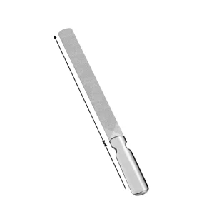 Custom Manicure Mini Nail File Double Side Stainless Steel Diamond File Buffer New Strip Nail Polishing Eco Friendly Nail File