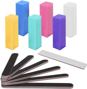 Custom Nail File 100 180 and Buffer Set With Custom logo