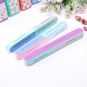 Custom Nail Supplies Tools 7 Functions Polishing Smooth Shining 4 Ways Nail File and Buffer